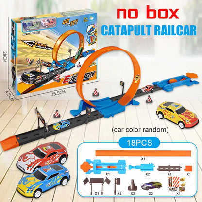 TurboTwist Track Set - StuntSpeed Duo Racers