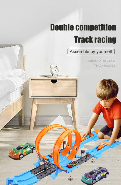 TurboTwist Track Set - StuntSpeed Duo Racers