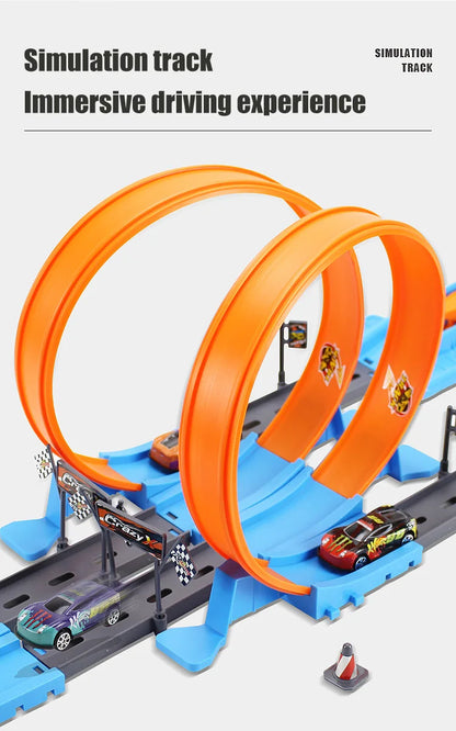 TurboTwist Track Set - StuntSpeed Duo Racers