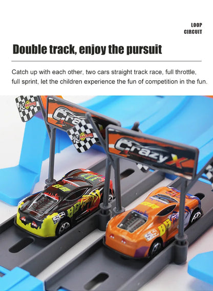 TurboTwist Track Set - StuntSpeed Duo Racers