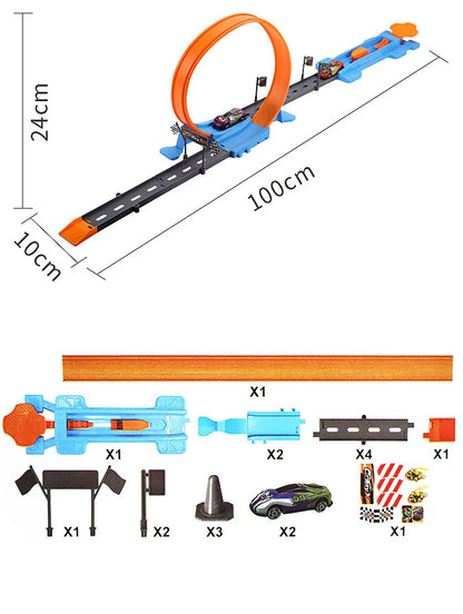 TurboTwist Track Set - StuntSpeed Duo Racers