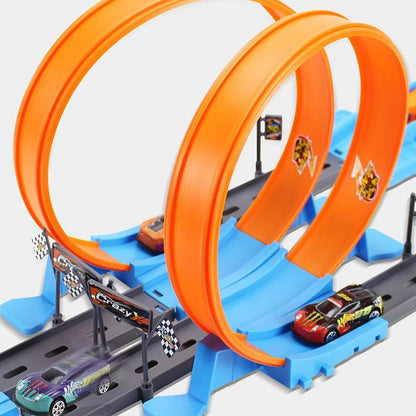 TurboTwist Track Set - StuntSpeed Duo Racers