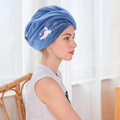 Quick-Dry Hair Wrap - Aqua-Soft Hair Towel