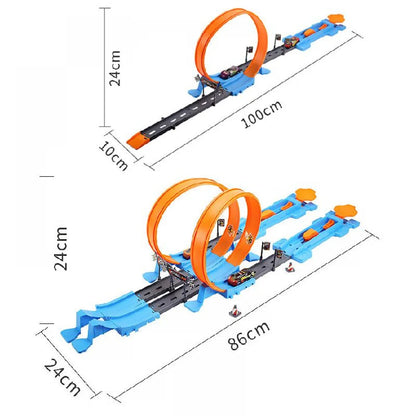 TurboTwist Track Set - StuntSpeed Duo Racers