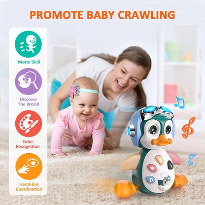 WiggleWaddle™ Musical Penguin Baby Toy