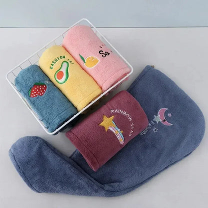 Quick-Dry Hair Wrap - Aqua-Soft Hair Towel