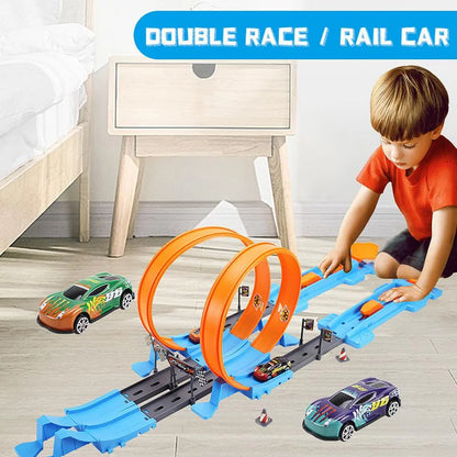 TurboTwist Track Set - StuntSpeed Duo Racers