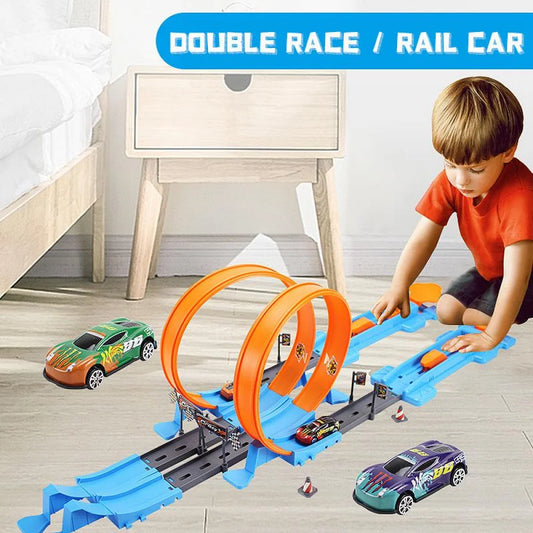 TurboTwist Track Set - StuntSpeed Duo Racers