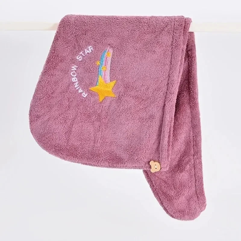 Quick-Dry Hair Wrap - Aqua-Soft Hair Towel