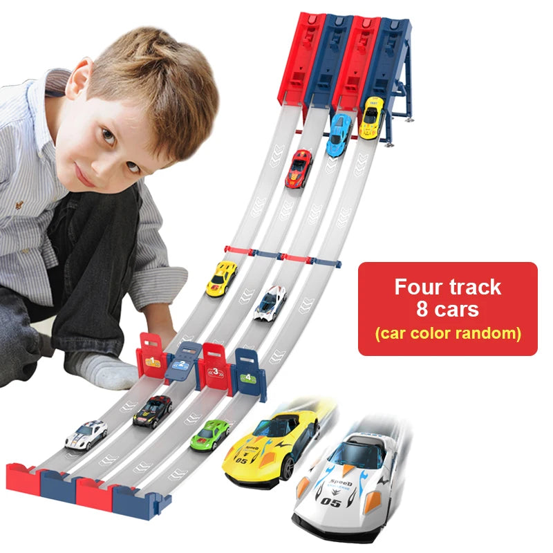 TurboTwist Track Set - StuntSpeed Duo Racers