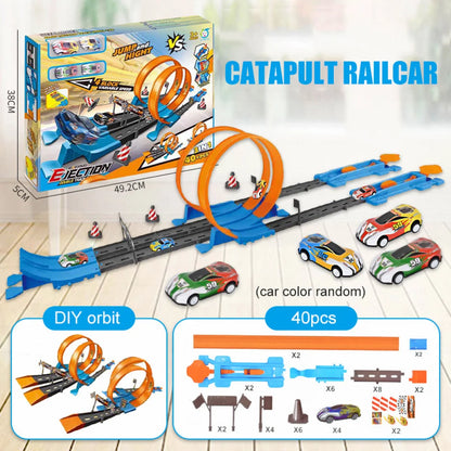 TurboTwist Track Set - StuntSpeed Duo Racers