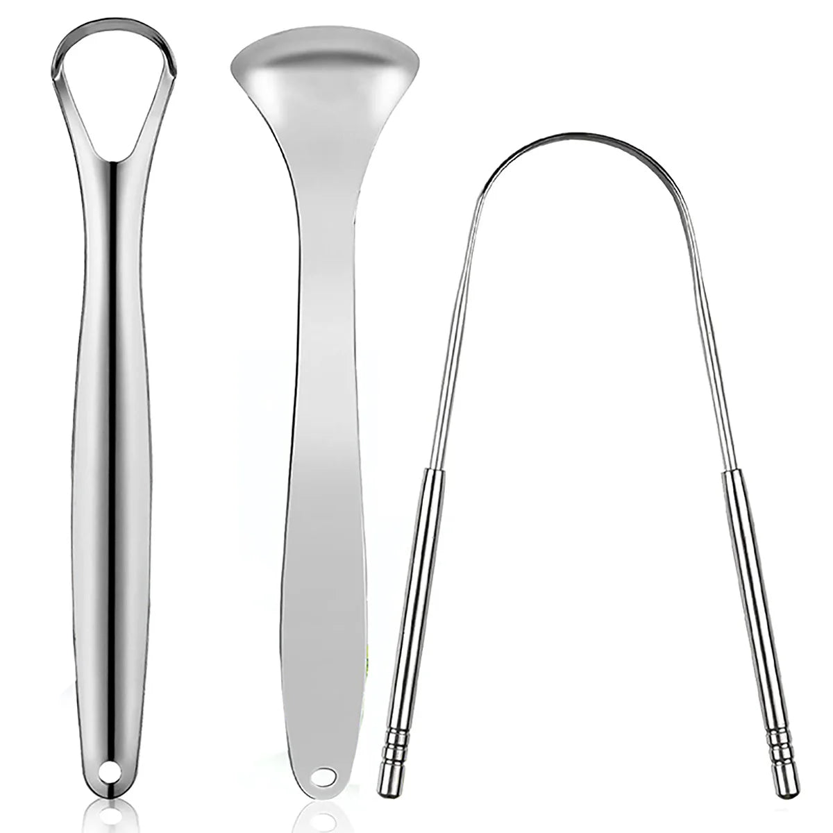 PureSteel Tongue Cleaner - FreshGuard Metal Scraper