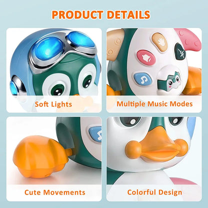 WiggleWaddle™ Musical Penguin Baby Toy